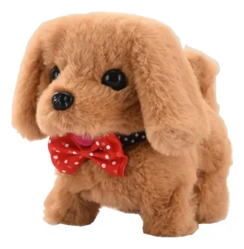 Común (uso) ` Cachorro De Peluche Que Camina, Ladra, Salta