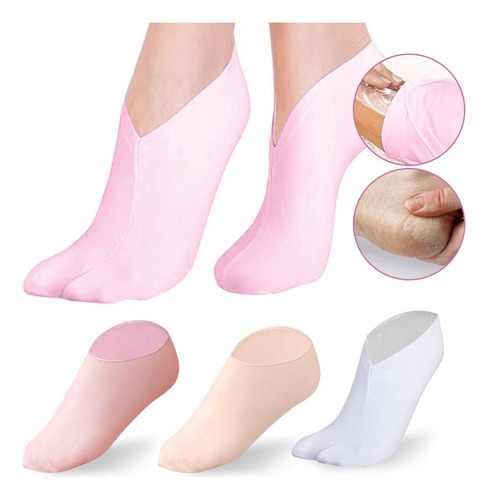 Calcetines Hidratantes De Silicona Para Cuidado De Pies
