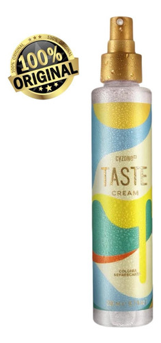 Taste Cream Colonia Splash Refrescante Cyzone 