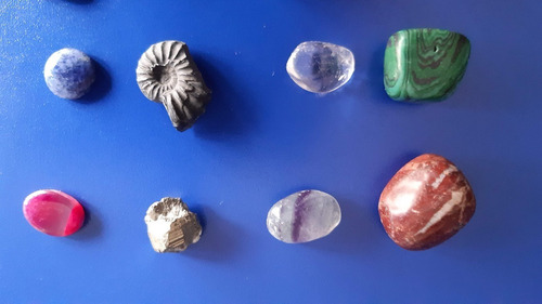 Set Coleccion De 16 Piedras Minerales Pequeñas