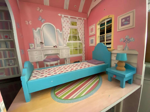 Casa De Muñecas Kidkraft Con Accesorios (Usado)