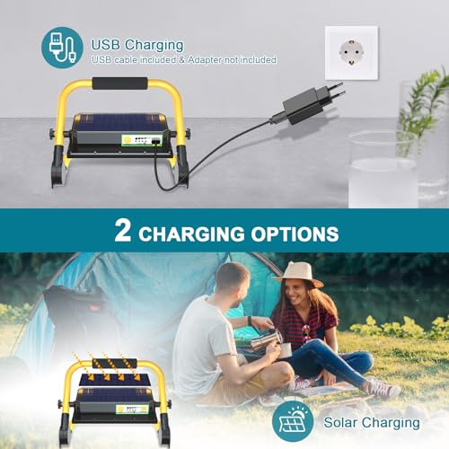 Luces Led Solares Recargables Control Remoto, Soporte Portát