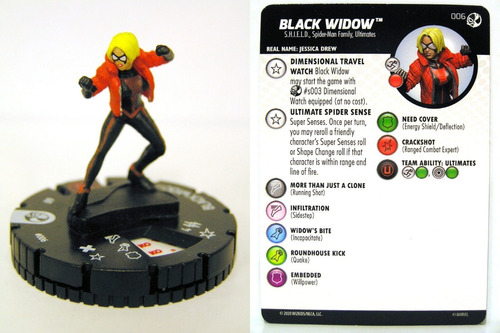Heroclix Black Widow #006 Spider-man And Venom Absolute Car