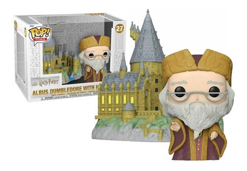 Funko Pop Town Harry Potter Albus Dumbledore With Hogwarts