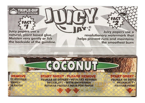 Imagen 3 de 6 de Sedas Saborizadas Juicy Jays Coconut