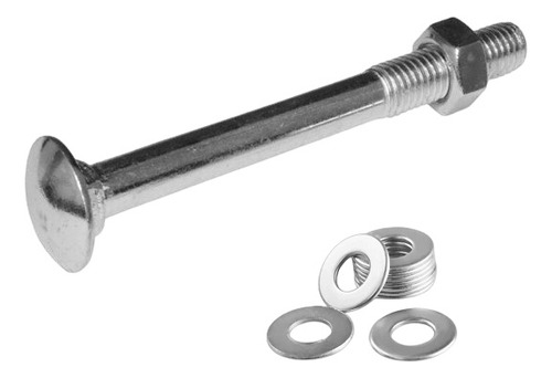 Pct 10 Parafuso Francês Grande Com Porca 5/16x8 20cm 200mm