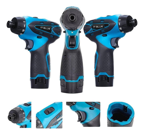 Parafusadeira De Torque Profissional 2 Baterias 1.5mah