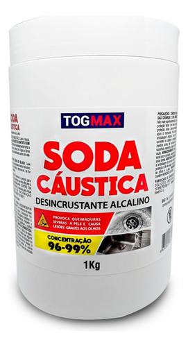Kit Com Sodas Togmax Cáustica Para Desentupir Canos 1kg