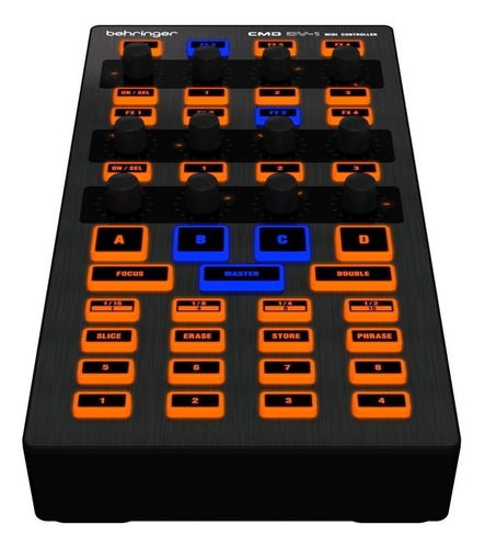 Imagen 2 de 6 de Controlador DJ Behringer CMD DV-1 negro