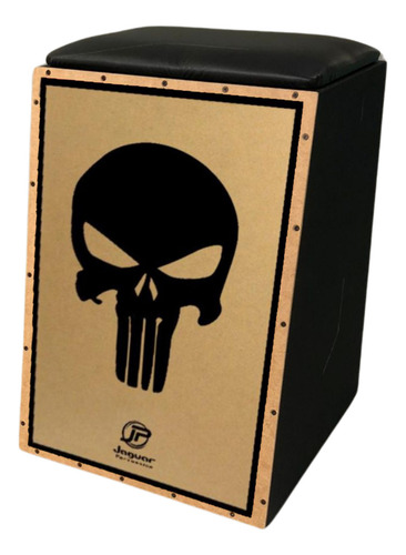 Cajon Elétrico Jaguar Inclin. Profissional Pb + Vassourinha Cor O Justiceiro - Pb 033