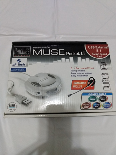 Muse Hercules Pocket Lt Para Pc E Mac Novo