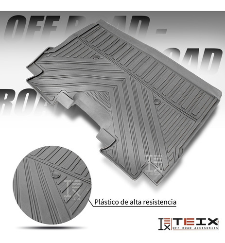 Imagen 4 de 6 de Tapetes Ford Lobo F150 2015-2019 Charola Uso Rudo Negro