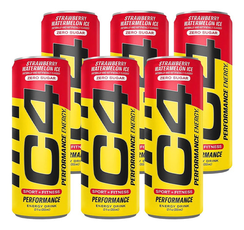 Pack 6 Und C4 Energy 16oz