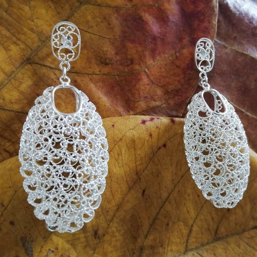 Aretes De Filigrana Momposina Nido De Pájaros