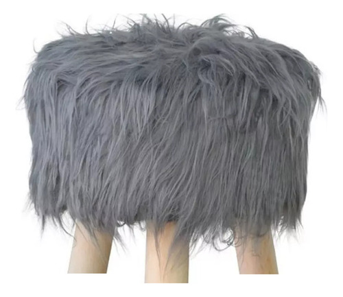 Puff Para Living Sillon Puff Peludo Pouf Peludos 30x30cm