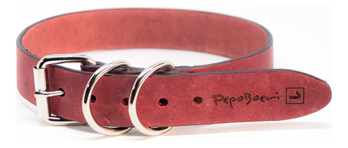 Collar Cuero Perros Grandes Pepo Boeri® Calla Xl + Grabado