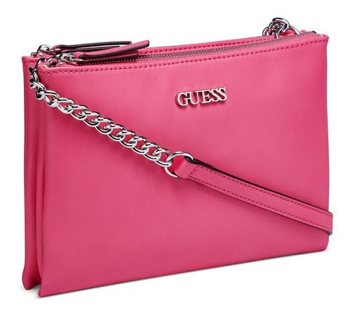 Bolsa Guess Factory Le872976-fuc Fucsia Liso Niquel Fucsia