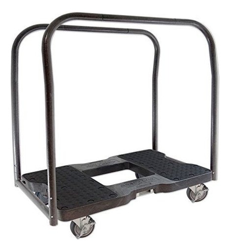 Snap-loc Panel Carro Dolly Negro Con Capacidad De 1500 L