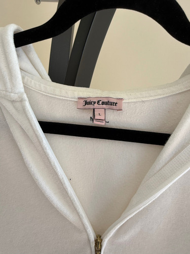 Sudadera Juicy Couture Blanca Talla L (Usado)