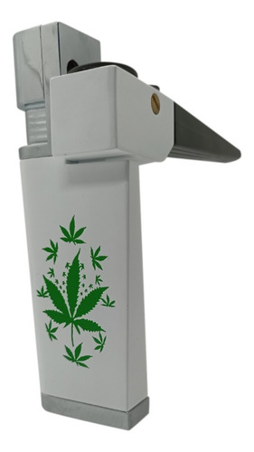 Pipa Encendedor 2 En 1 Weed Recargable Metalica Plegable