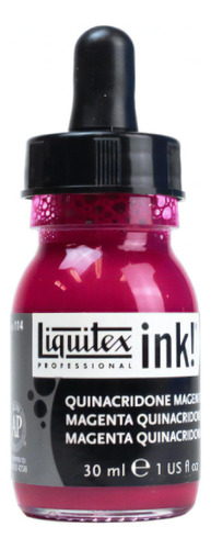 Tinta Acrílica Líquida Quinacridone Magenta 114 30ml 