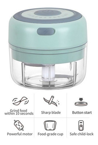 Molinillo Eléctrico De Ajo, Cebolla, Condimentos Y Frutas