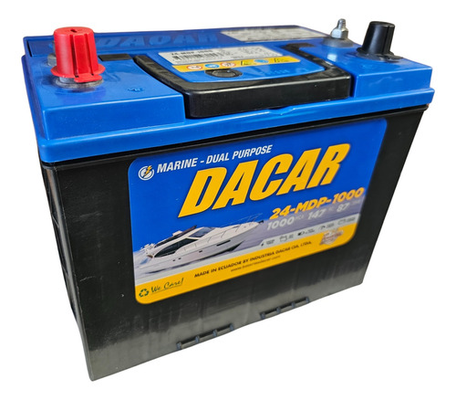 Batería Dacar 12v 87a 24-mdp-1000 Marina Ciclo Profundo
