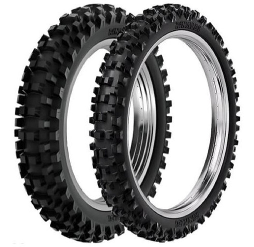 Par Pneu E Câmaras 100/100-18 E 80/100-21 Rw33 Tornado 250