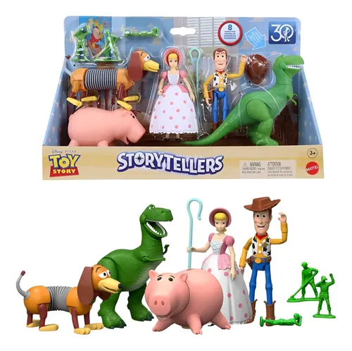 Kit Toy Story Disney Pixar 8 Personagens Storytellers Mattel