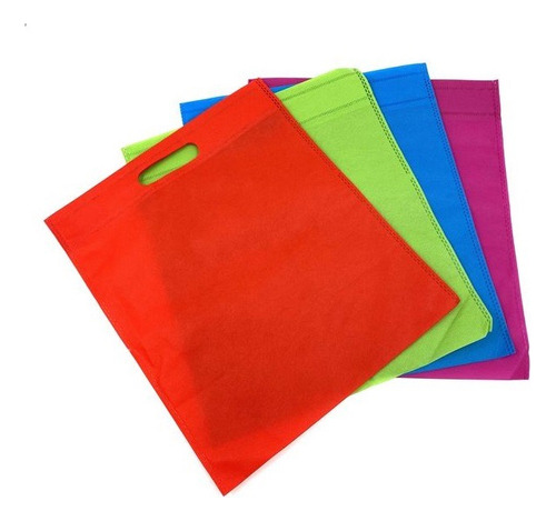 Bolsas Tnt 25x35 Reutilizables De Genero Pack 50unid Boutiqu