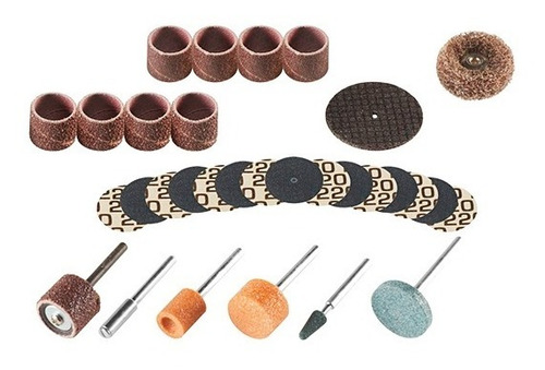 Kit Juego De Accesorios Para Lijado Dremel 31pzas Minitorno