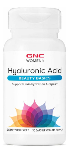 Gnc Women Hialuronico Acid 30 Serv! Importado Usa