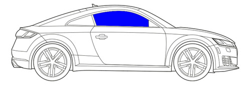 Vidrio Puerta Honda Civic 1991-1995 3p Verde Dd