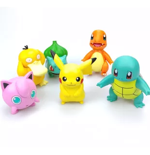 Pokemon Figura Modelo 6pack,decoración De Escritorio/tarta