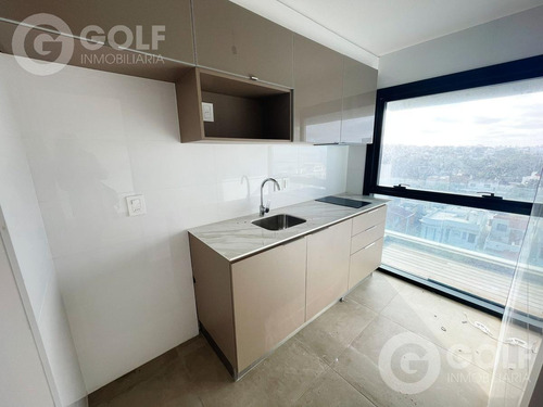 Imagen 5 de 15 de Vendo Monoambiente Con Vista Al Mar Y Cocina Definida En Rambla Malvin