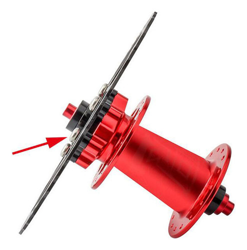 2 Adaptador De Conversión De Buje De Refuerzo De Bicicleta,