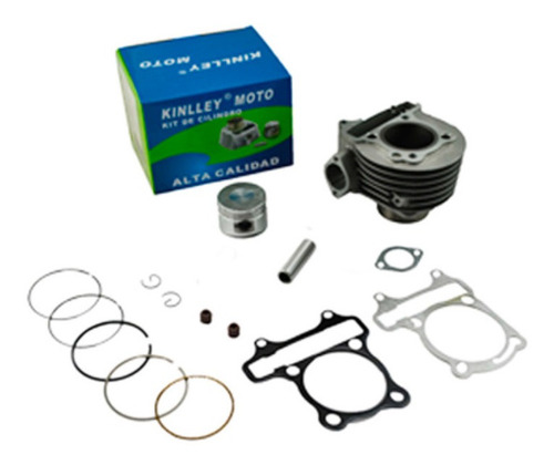 Kit Cilindro Motocicleta Cs125 / Ds125 / Xs125 Kinlley