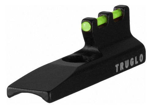 Mira Frontal Fibra Óptica Verde Rifle De Percusión Truglo