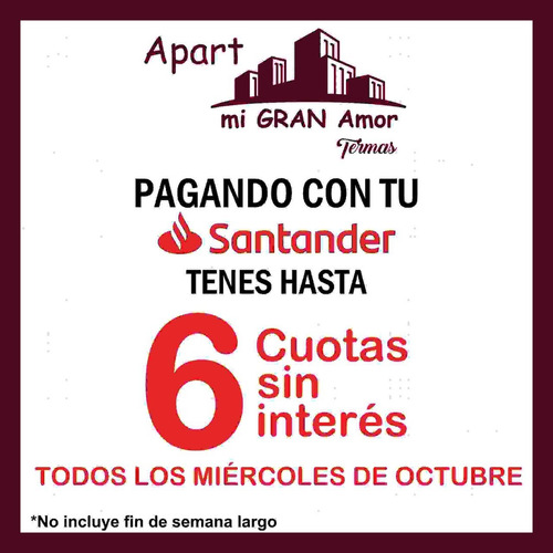 Imagen 15 de 16 de Cabañas Departamentos Termas Rio Playa San Jose Colon Entre Rios