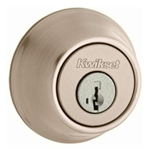 Kwikset 660 Cerrojo Cilindro Individual Llave Inteligente Color Níquel