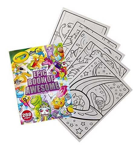 Juego De Libros Para Colorear Todo En Uno Crayola Epic Book