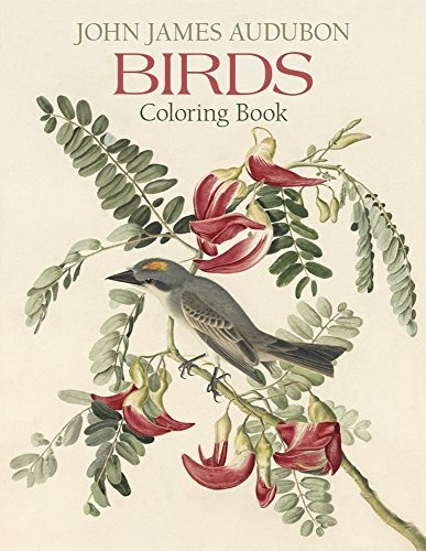 Book : John James Audubon Birds Coloring Book - Pomegranate