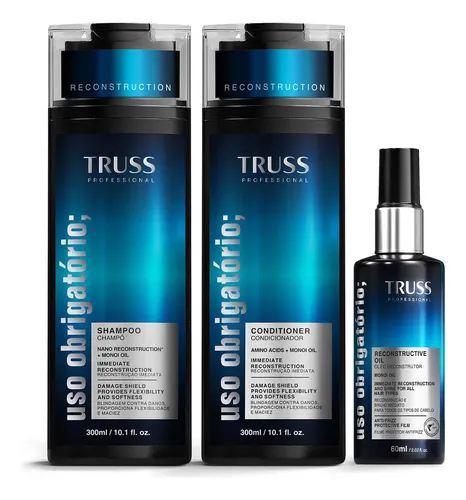 Kit Truss Uso Obrigatório Reconstruction Oil (3 Produtos)