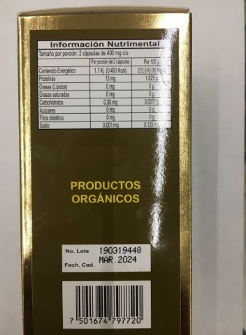 Capsulas Hierba Del Burro 50caps Acidez Empachos Nauseas