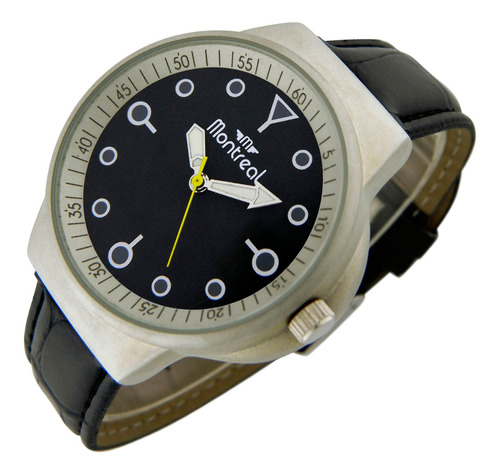 Reloj Pulsera Montreal Hombre Ml1107 Agujas Luminosas