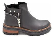 Comprar Botas Mujer Cierrre Zapatos Botineta Cuero Moda 159\u002Fpm
