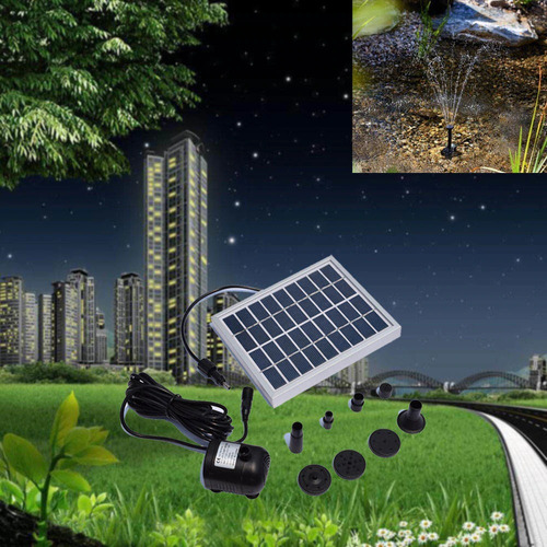 Bomba Solar Kit 9v 2w 200l Kkmoon Submersível Pronta Entrega