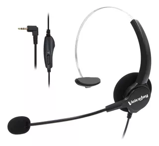 Headset Voice Joy Compativel Kx-tca430 Panasonic P1 2.5mm