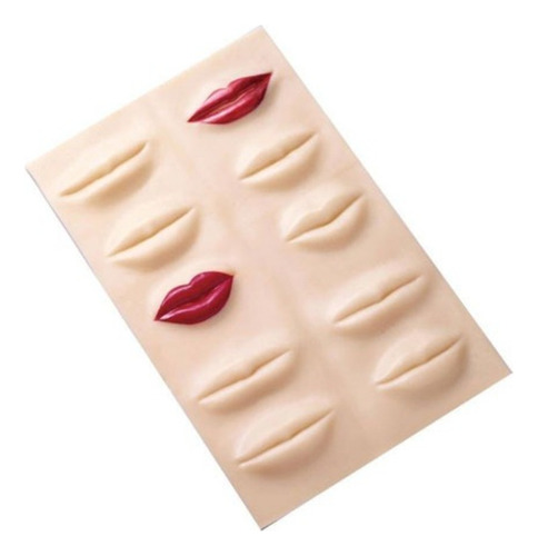 Piel Sintetica Practica De Micropigmentación Labios
