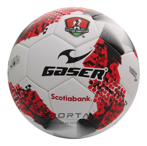 Balón Fútbol Gaser Sector Amateur Termosellado | Sporta Mx Color Rojo